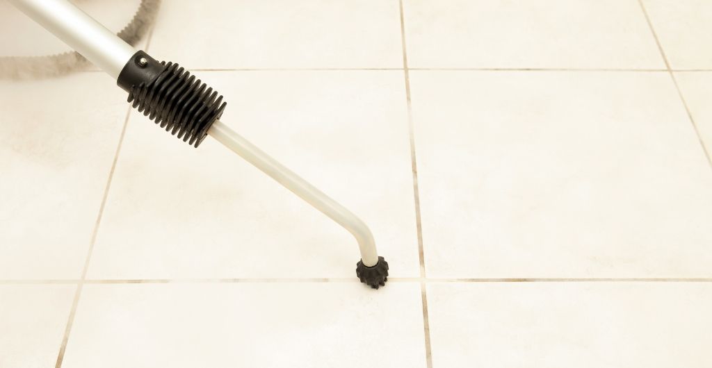 How to steam clean grout and tile