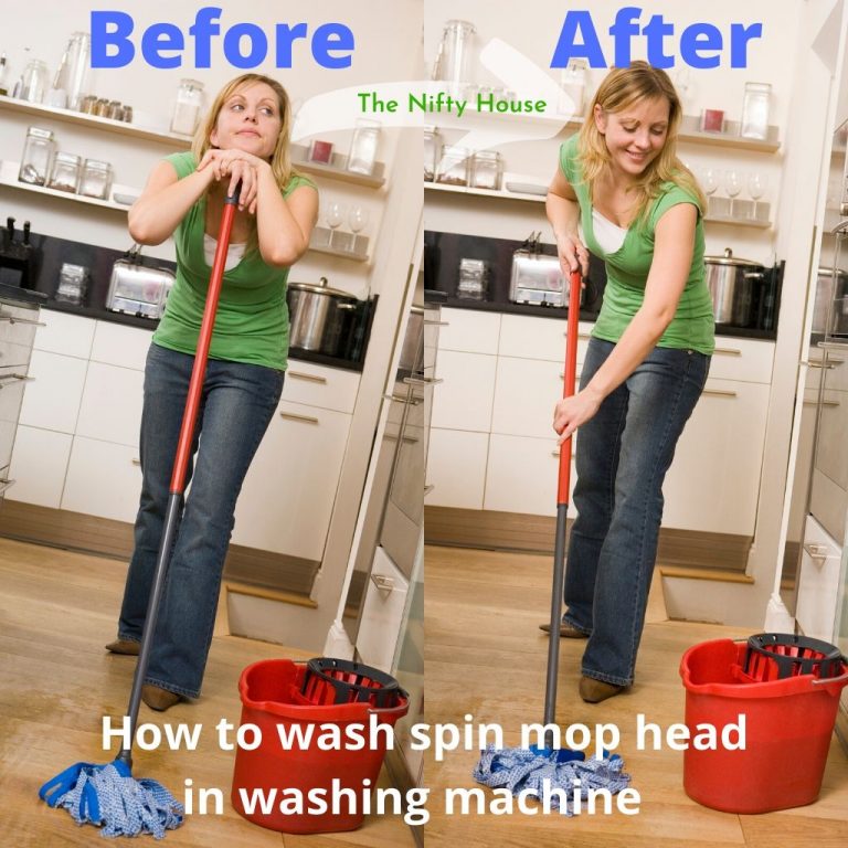 How to wash spin mop head in washing machine
