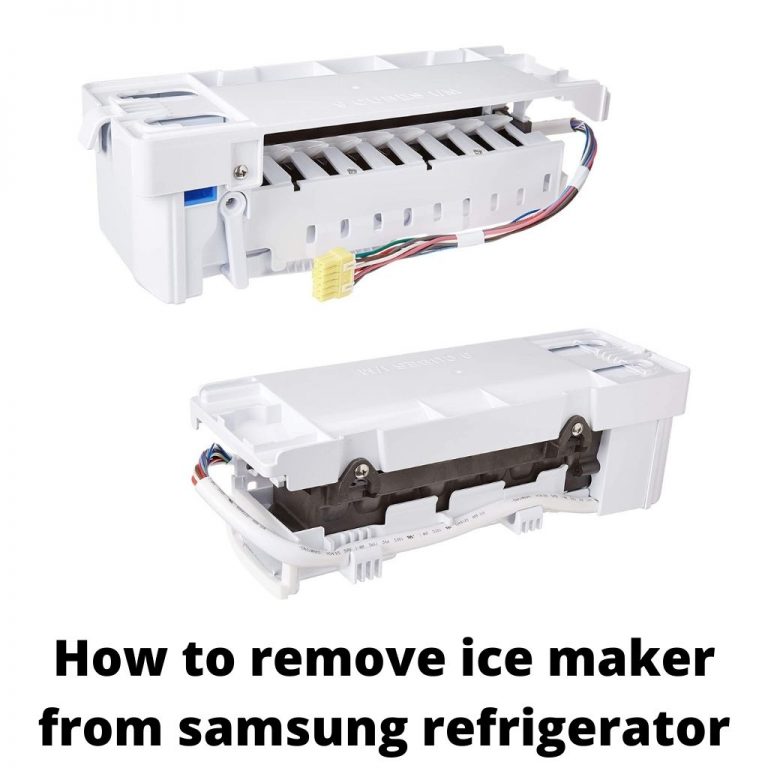 How To Remove Ice Maker From Samsung Refrigerator