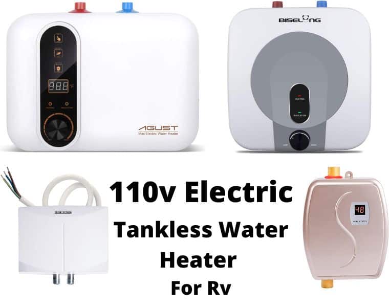 110v electric tankless water heater for rv