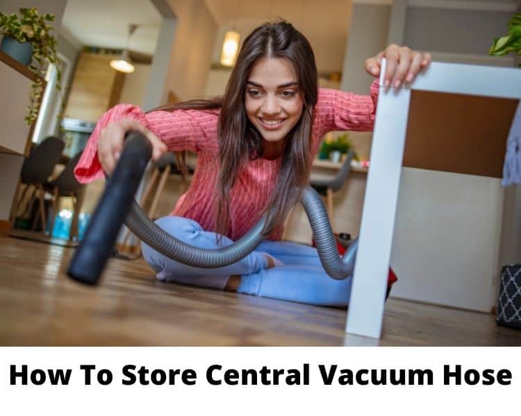 How to store central vacuum hose