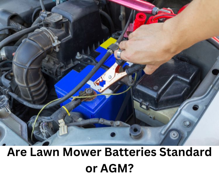 are lawn mower batteries standard or agm
