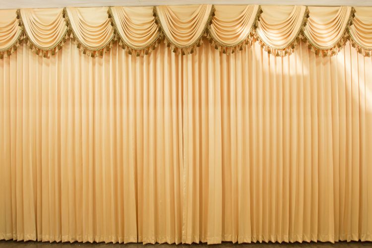 how to clean stage curtains