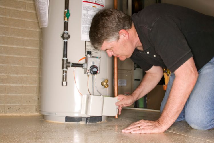 what to do if water heater insulation gets wet