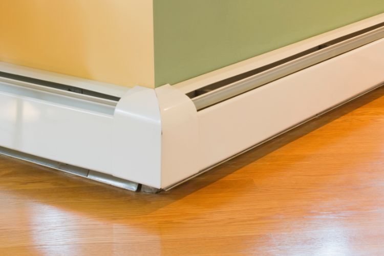 how to remove an electric baseboard heater