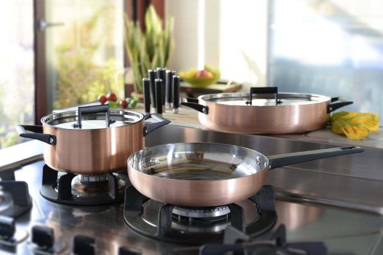 how to use copper pans on induction cooktop