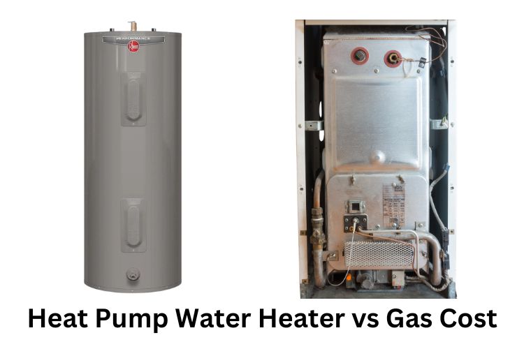 heat pump water heater vs gas cost