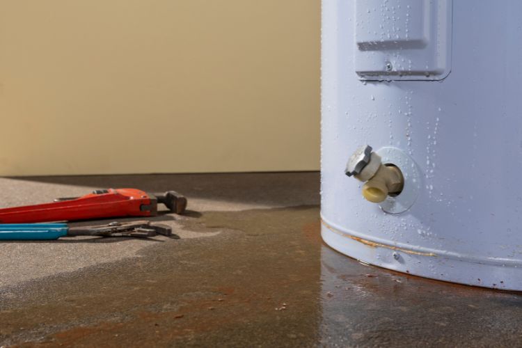 how to fix a leaking water heater