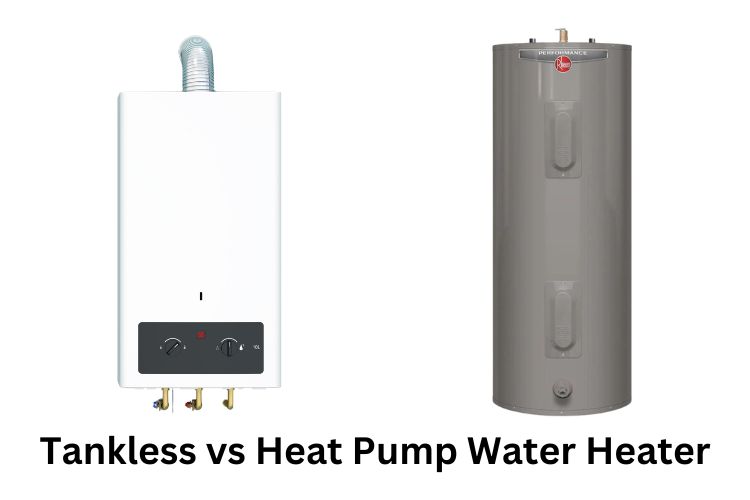 tankless vs heat pump water heater