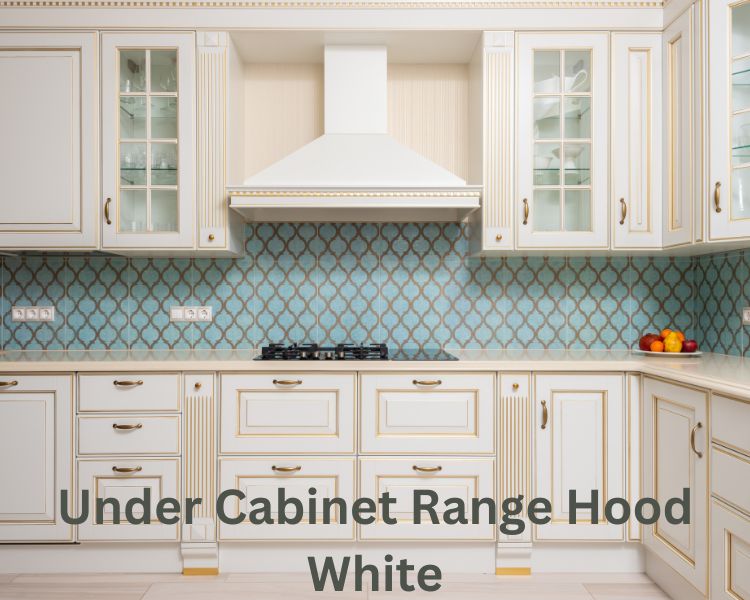 under cabinet range hood white