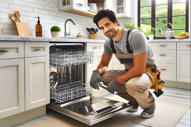 can a plumber install a dishwasher
