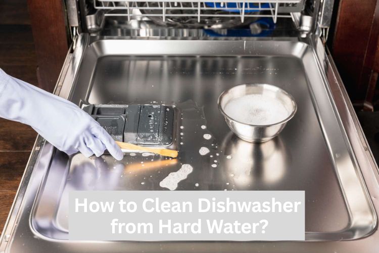 how to clean dishwasher from hard water