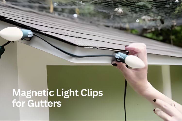 magnetic light clips for gutters