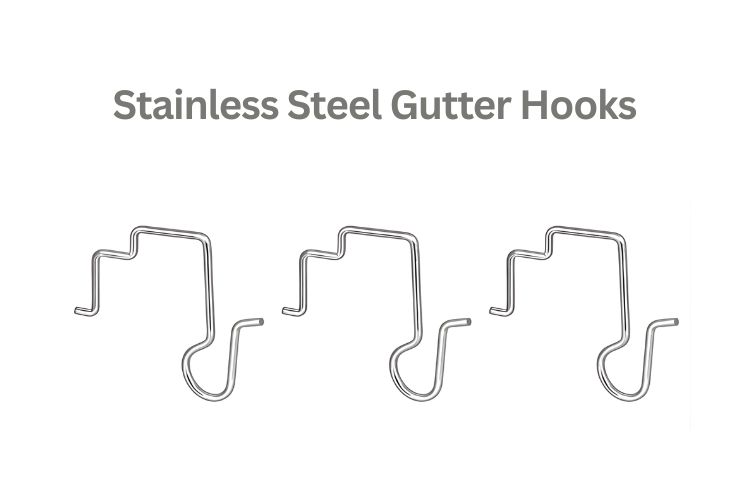stainless steel gutter hooks