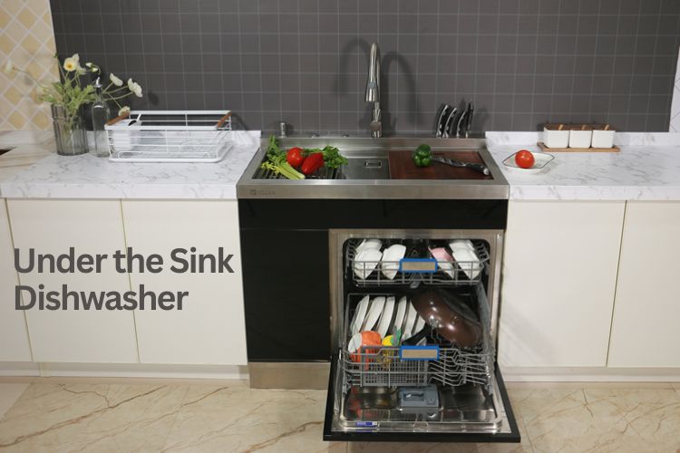 under the sink dishwasher