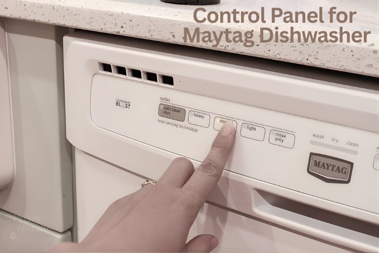 control panel for maytag dishwasher