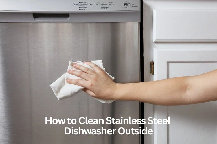 how to clean stainless steel dishwasher outside
