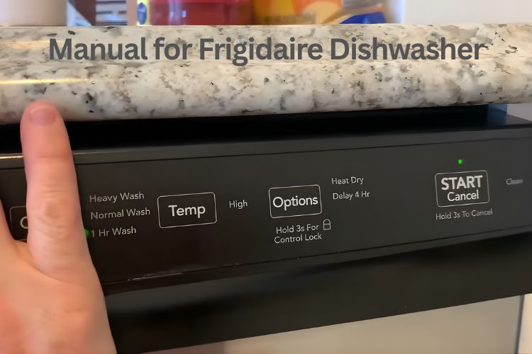 manual for frigidaire dishwasher