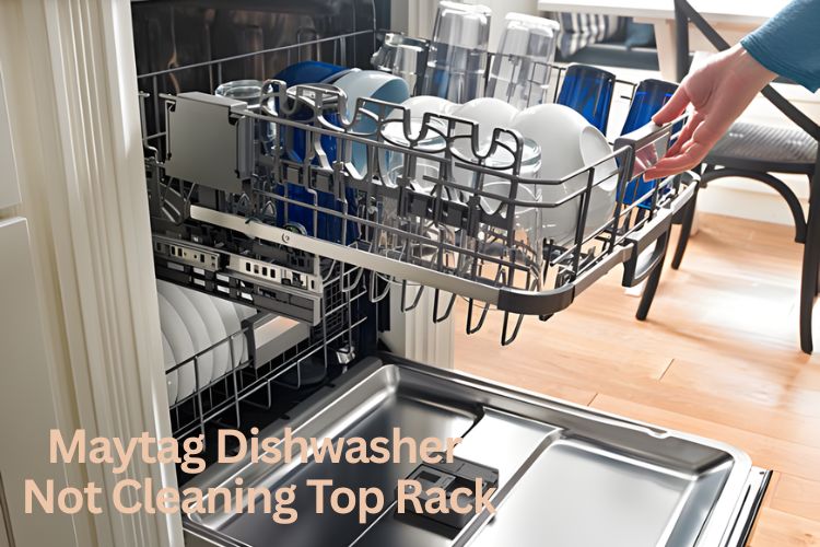 maytag dishwasher not cleaning top rack