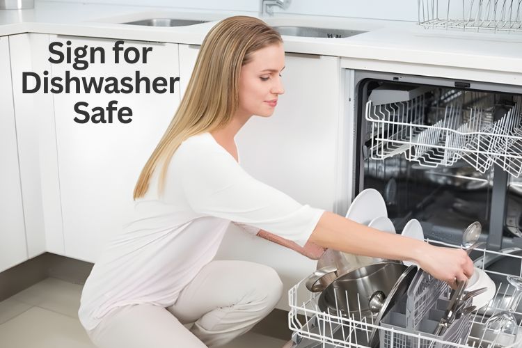 sign for dishwasher safe