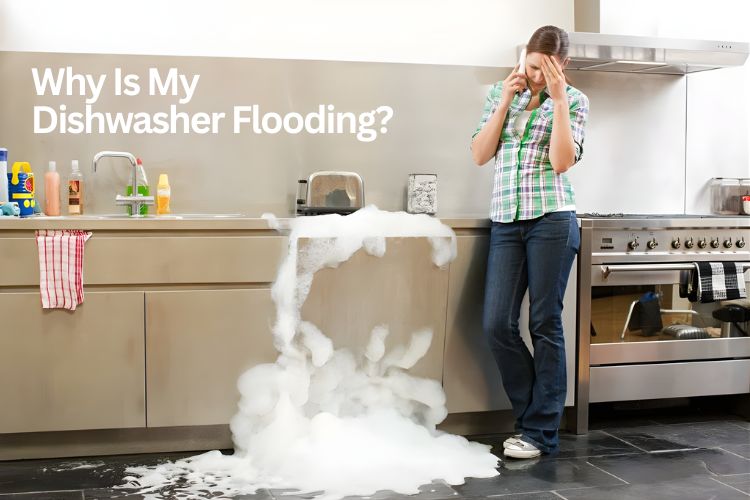 why is my dishwasher flooding