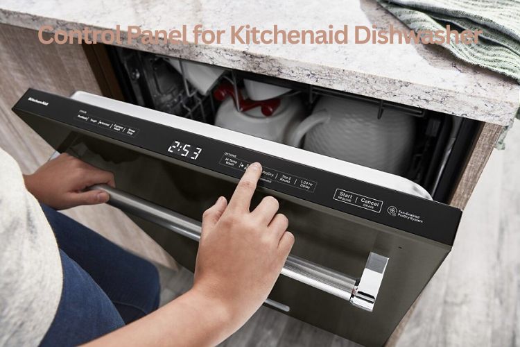 control panel for kitchenaid dishwasher