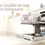 under counter air gap for dishwasher