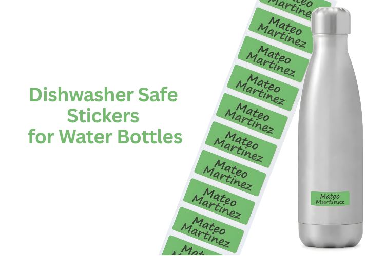 dishwasher safe stickers for water bottles