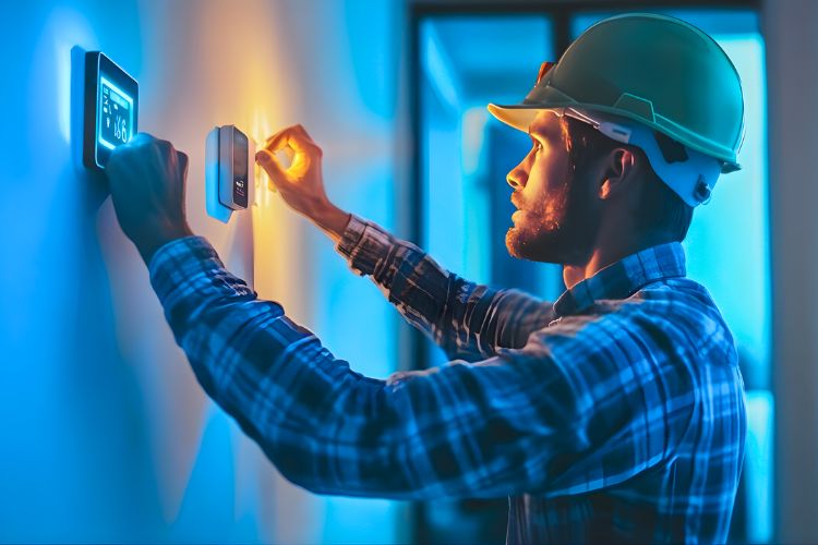 electrician for smart thermostat