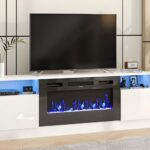 best electric fireplace heater tv stand